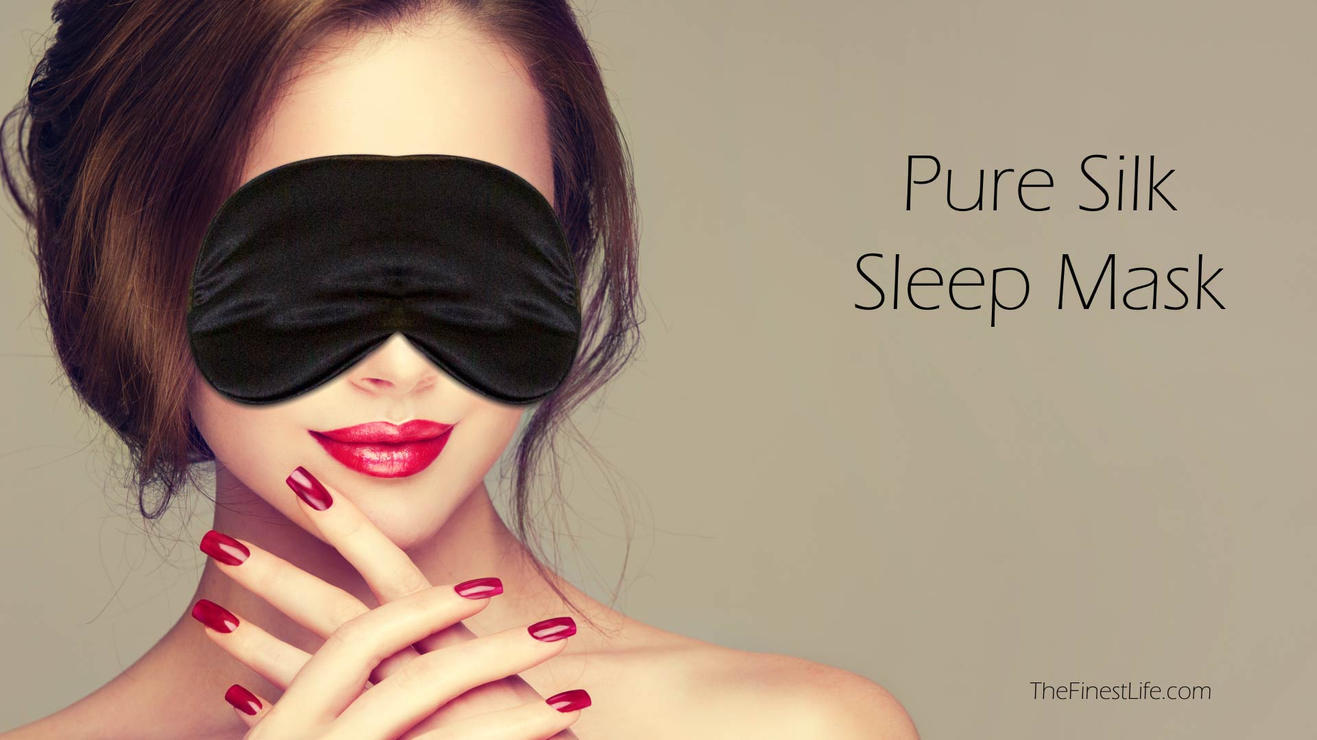 Pure Silk Sleep Mask The Finest Life 