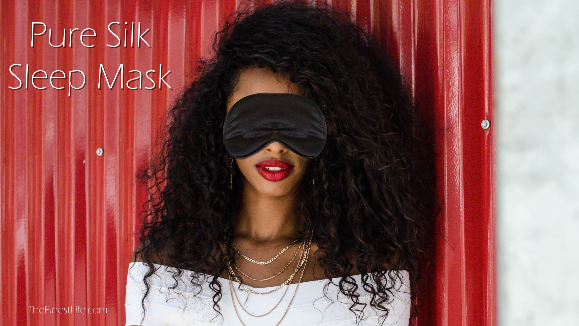 Pure Silk Sleep Mask by The Finest Life 6-14-2020