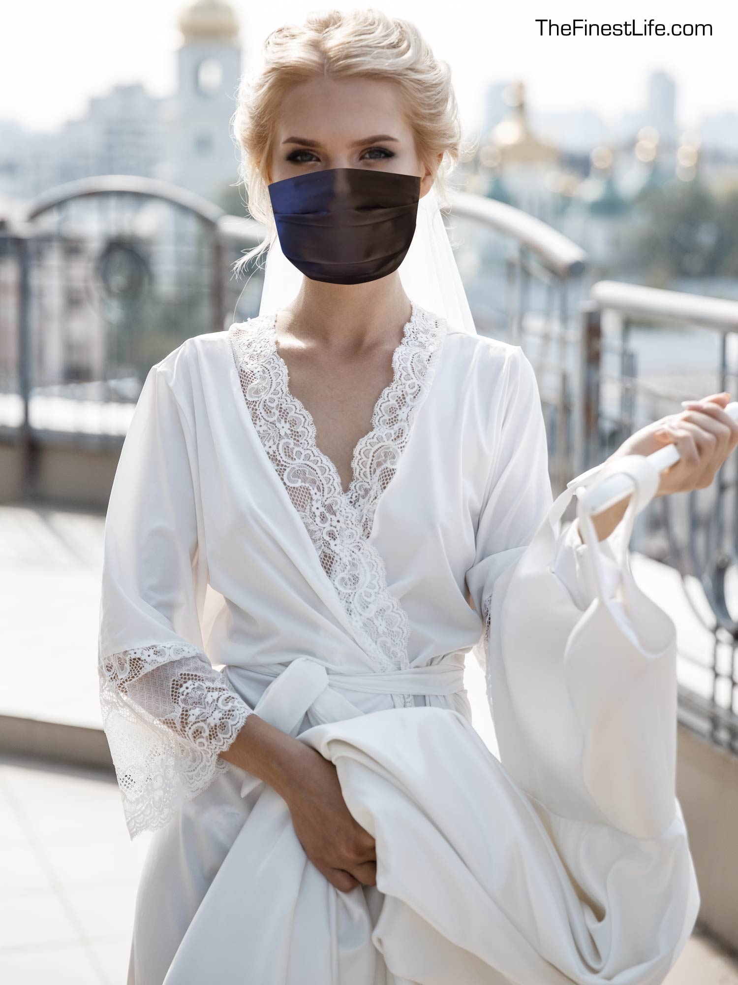 Wedding Silk Face Mask
