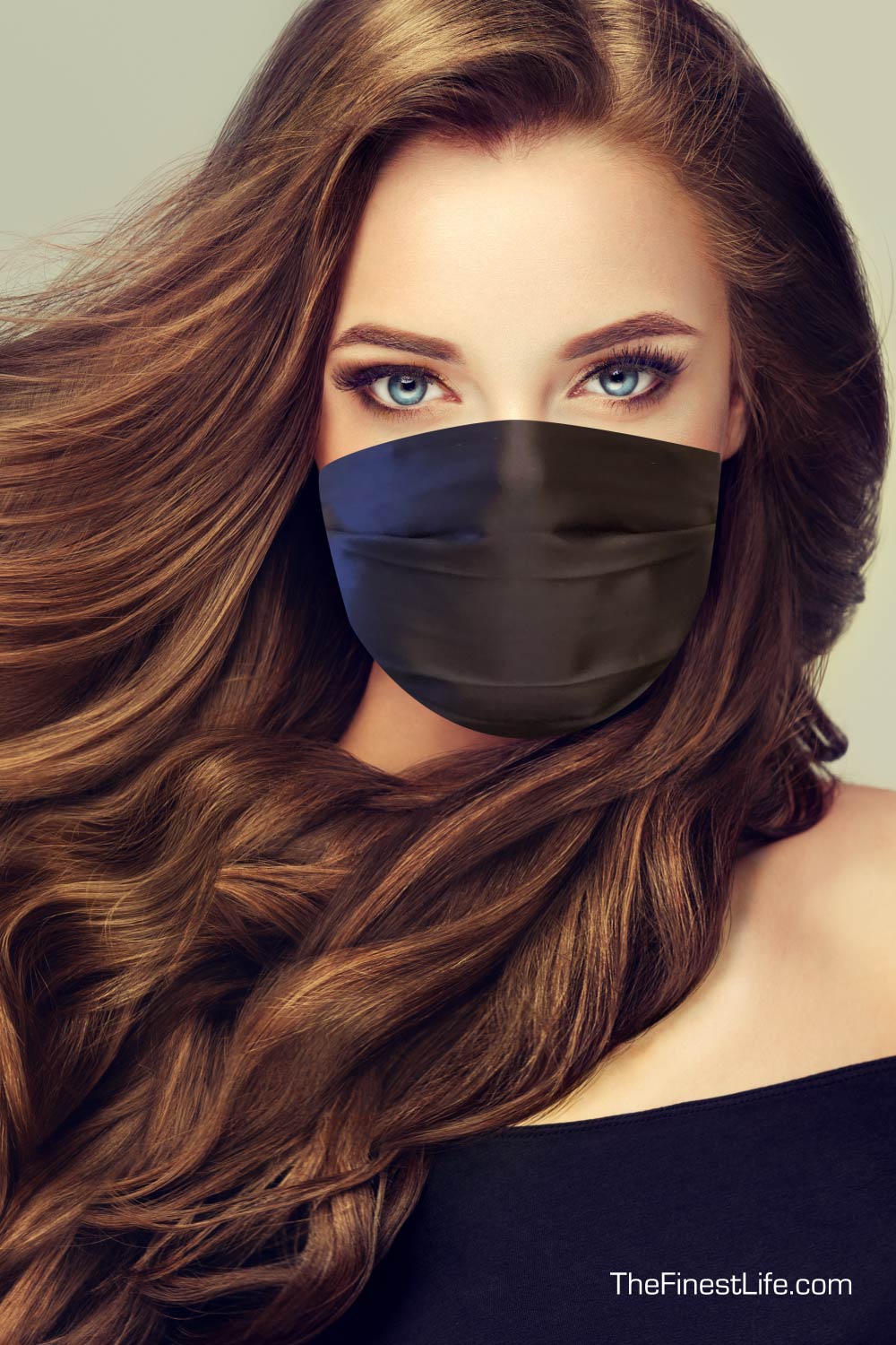 Silk Face Mask by The FInest Life 2-1-2021 Silk Face Mask