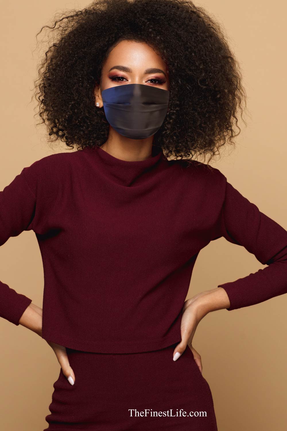 Silk Face Mask by The FInest Life 10-2-2021 Silk Face Mask